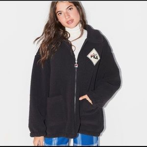 fila diana teddy jacket